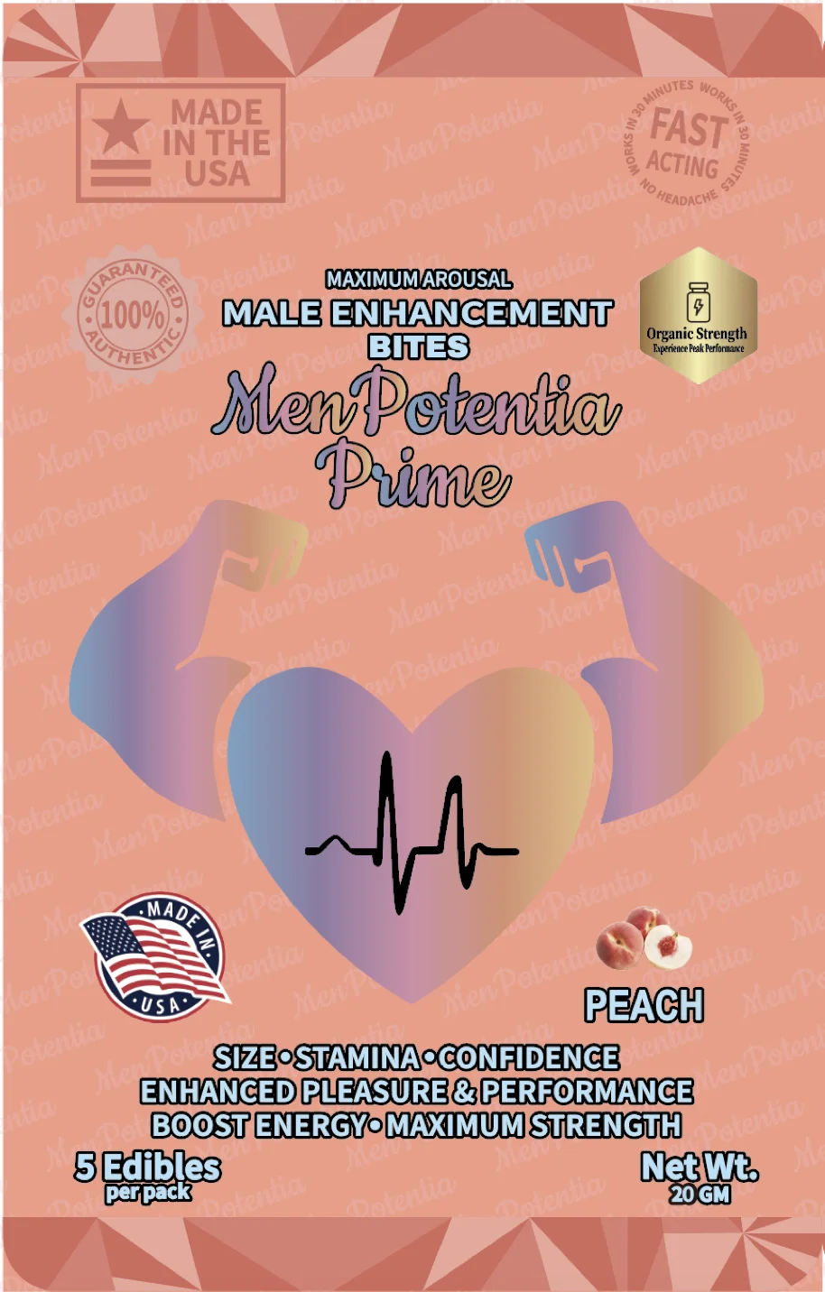 Peach Flavor (5 Servings Per Pack)