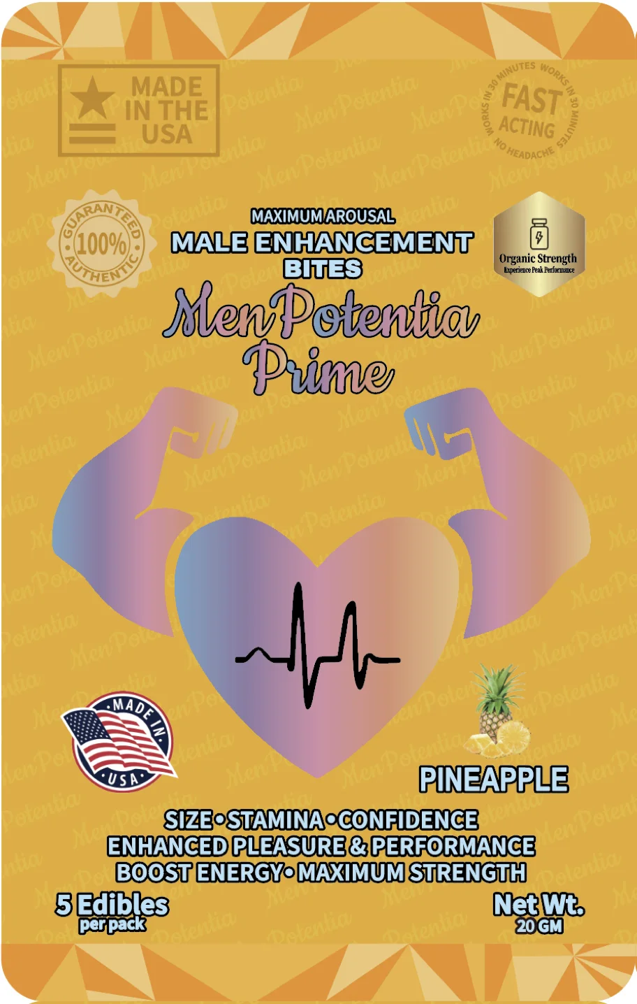 Pineapple Flavor (5 Servings Per Pack)